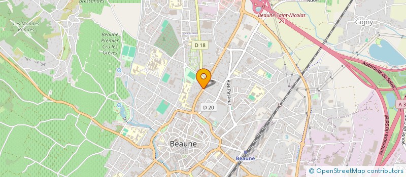 localisation de l'entreprise MONSIEUR ERIC MONTCHOVET à BEAUNE
