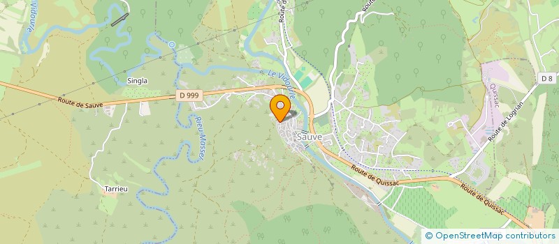 localisation de l'entreprise MONSIEUR ERIC MONTEIRO  SAUVE