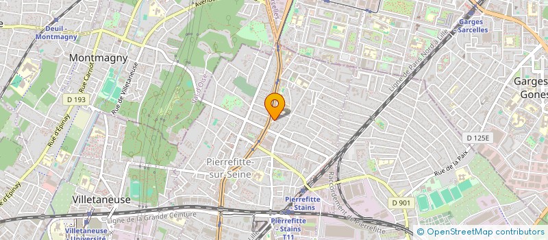 localisation de l'entreprise MONSIEUR ERIC MONTI à PIERREFITTE-SUR-SEINE