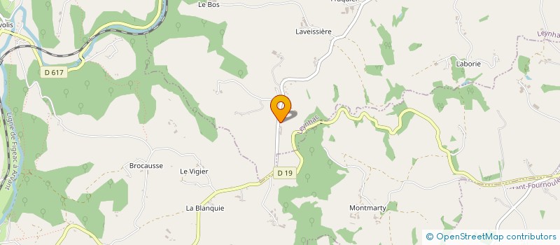 localisation de l'entreprise MONSIEUR ERIC MONTILLET à QUEZAC