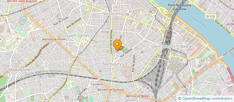 localisation de l'entreprise MONSIEUR ERIC MORAN  BORDEAUX