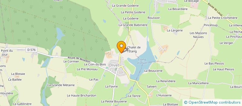 localisation de l'entreprise MONSIEUR ERIC MORAND  OLIVET