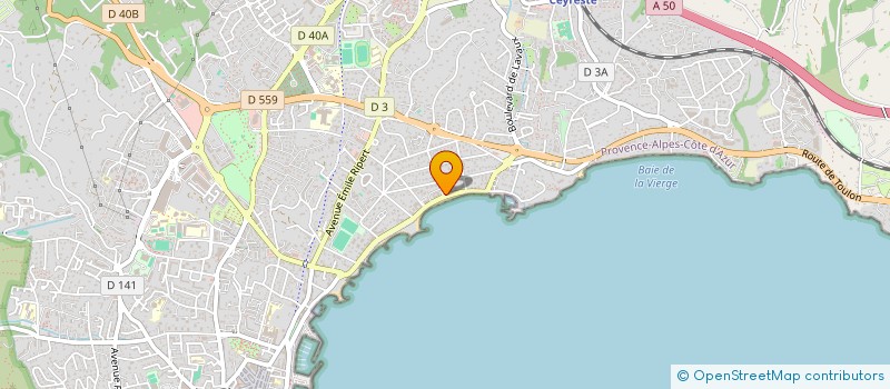 localisation de l'entreprise MONSIEUR ERIC MORBELLI à LA CIOTAT