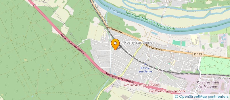 localisation de l'entreprise MONSIEUR ERIC MOREAU  ROSNY-SUR-SEINE