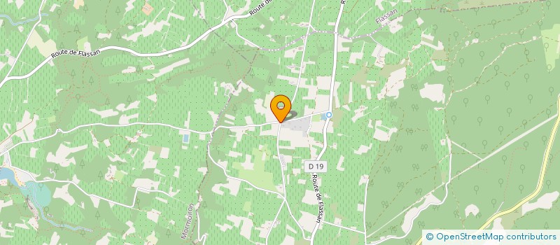 localisation de l'entreprise MONSIEUR ERIC MOREAU  VILLES-SUR-AUZON