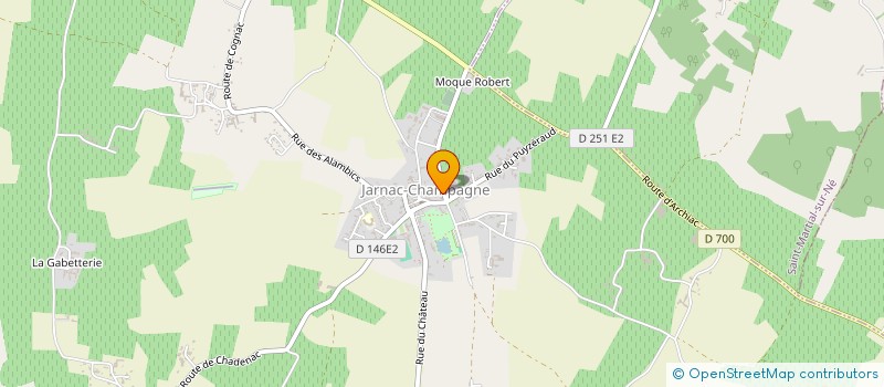 localisation de l'entreprise MONSIEUR ERIC MOREAU à JARNAC-CHAMPAGNE