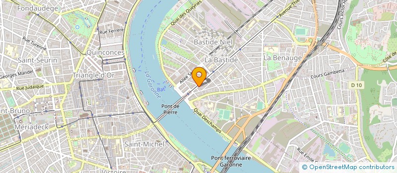 localisation de l'entreprise MONSIEUR ERIC MOREAU à BORDEAUX