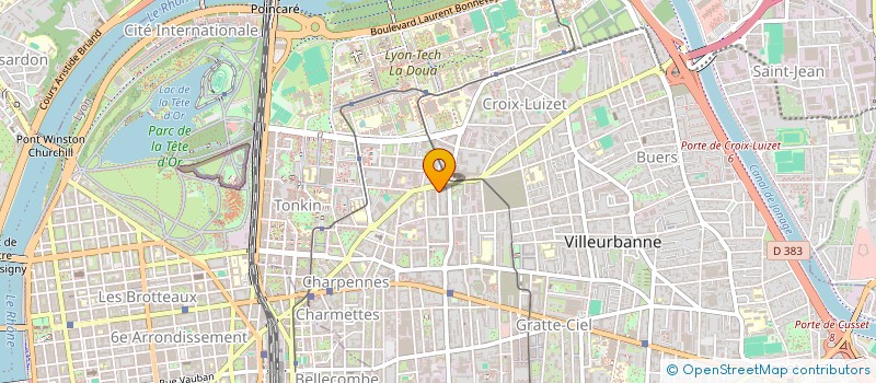 localisation de l'entreprise MONSIEUR ERIC MOREL  VILLEURBANNE