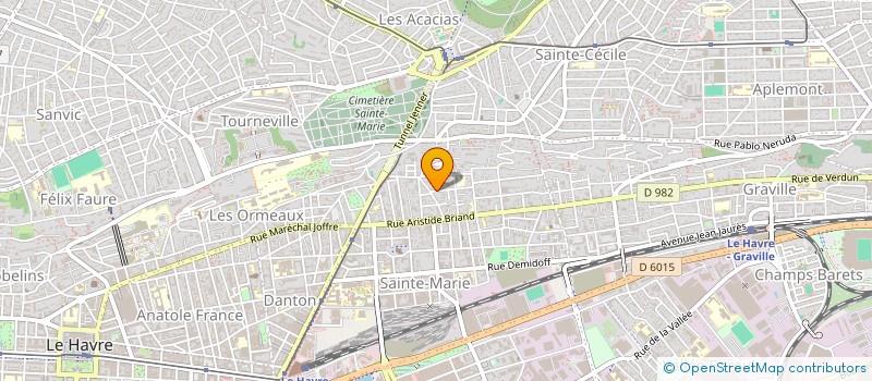 localisation de l'entreprise MONSIEUR ERIC MOREL à LE HAVRE