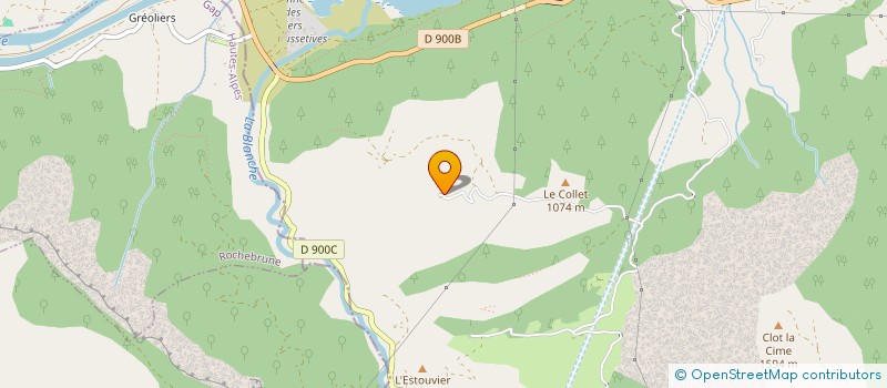 localisation de l'entreprise MONSIEUR ERIC MORELLET  UBAYE-SERRE-PONCON