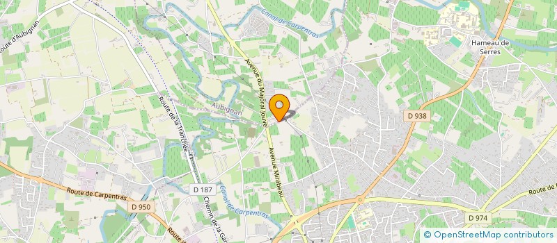 localisation de l'entreprise MONSIEUR ERIC MORET  CARPENTRAS