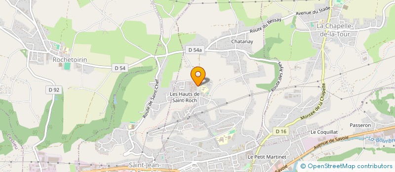 localisation de l'entreprise MONSIEUR ERIC MORETEAU  LA TOUR-DU-PIN