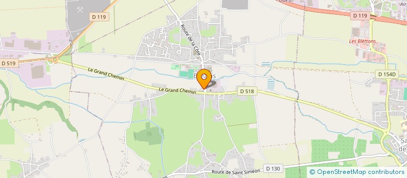 localisation de l'entreprise MONSIEUR ERIC MORIAUD  BREZINS