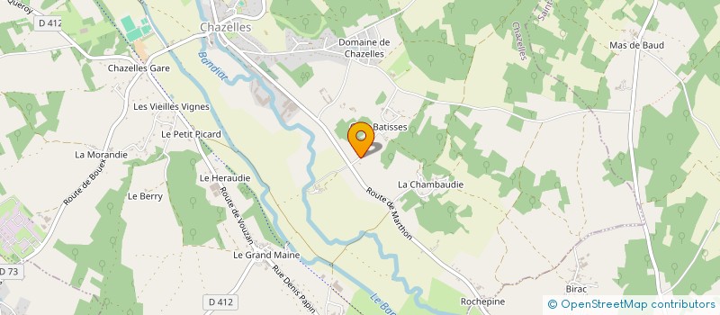 localisation de l'entreprise MONSIEUR ERIC MORISSET à CHAZELLES