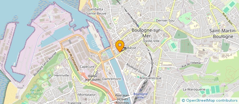 localisation de l'entreprise MONSIEUR ERIC MORTAUD à BOULOGNE-SUR-MER