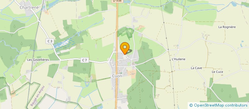 localisation de l'entreprise MONSIEUR ERIC MORTREAU  BAUGE-EN-ANJOU