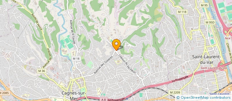localisation de l'entreprise MONSIEUR ERIC MOSCONI à CAGNES-SUR-MER