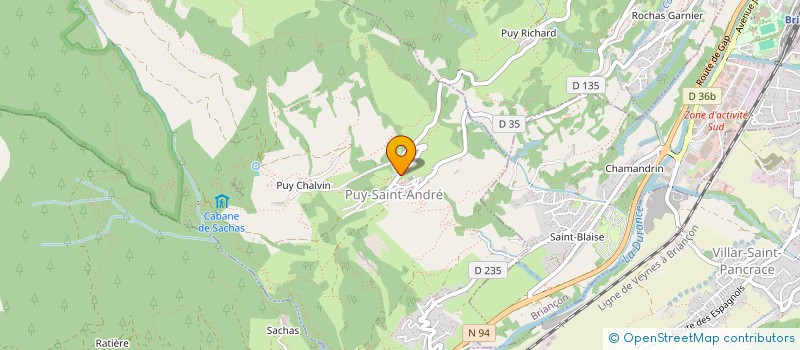 localisation de l'entreprise MONSIEUR ERIC MOSSIERE  PUY-SAINT-ANDRE