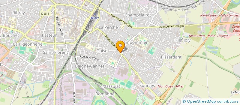 localisation de l'entreprise MONSIEUR ERIC MOUANDZA  NIORT