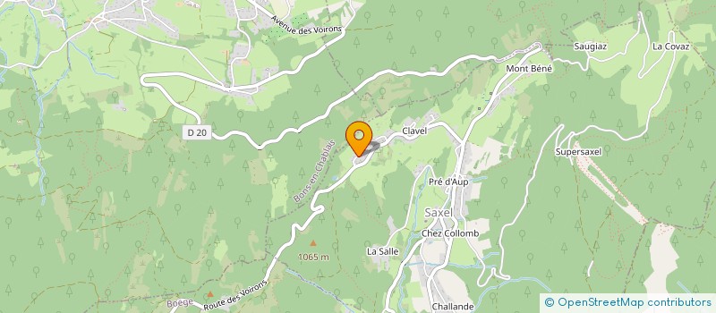 localisation de l'entreprise MONSIEUR ERIC MOUCHET  SAXEL