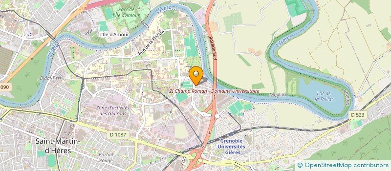 localisation de l'entreprise MONSIEUR ERIC MOULIN  GIERES