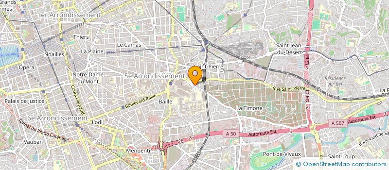 localisation de l'entreprise MONSIEUR ERIC MOULIN  MARSEILLE