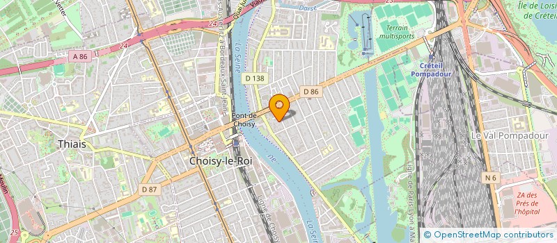 localisation de l'entreprise MONSIEUR ERIC MOULIN à CHOISY LE ROI