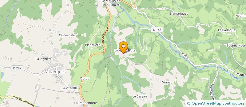 localisation de l'entreprise MONSIEUR ERIC MOULY  PEYRUSSE-LE-ROC