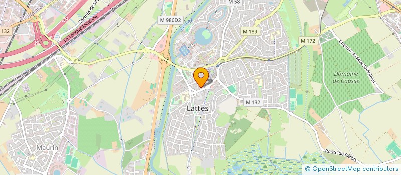 localisation de l'entreprise MONSIEUR ERIC MOURET à LATTES