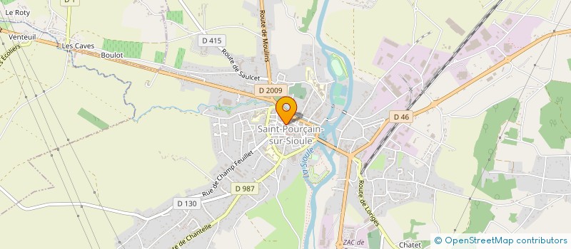 localisation de l'entreprise MONSIEUR ERIC MOURLON à SAINT-POURCAIN-SUR-SIOULE