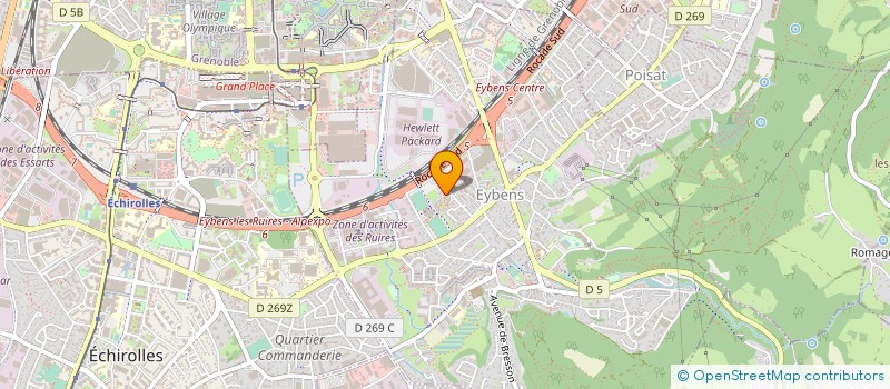 localisation de l'entreprise MONSIEUR ERIC MOURRE  EYBENS