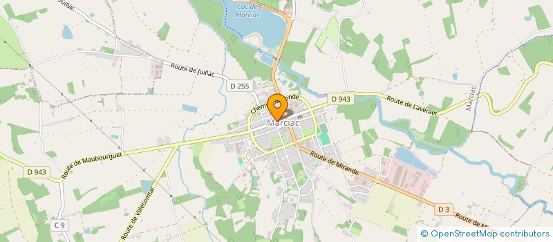 localisation de l'entreprise MONSIEUR ERIC MOURREJEAU  MARCIAC