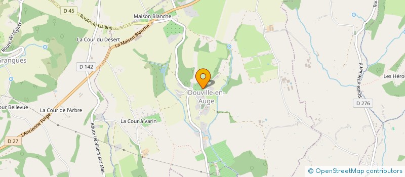 localisation de l'entreprise MONSIEUR ERIC MOUSSY  DOUVILLE EN AUGE