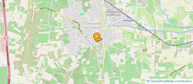 localisation de l'entreprise MONSIEUR ERIC MOUTTE à CHATEAUNEUF-DE-GADAGNE
