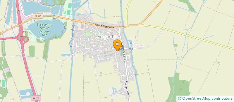localisation de l'entreprise MONSIEUR ERIC MOUTURAT  ARC-SUR-TILLE