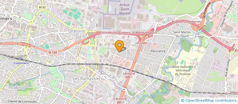 localisation de l'entreprise MONSIEUR ERIC MULALU KUBANZILA à TOULOUSE