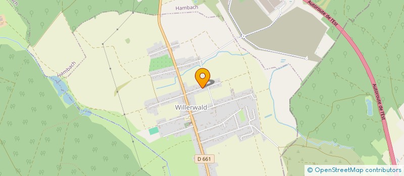 localisation de l'entreprise MONSIEUR ERIC MULLER  WILLERWALD