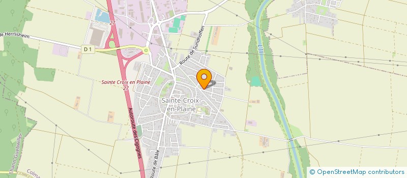localisation de l'entreprise MONSIEUR ERIC MULLER  SAINTE-CROIX-EN-PLAINE