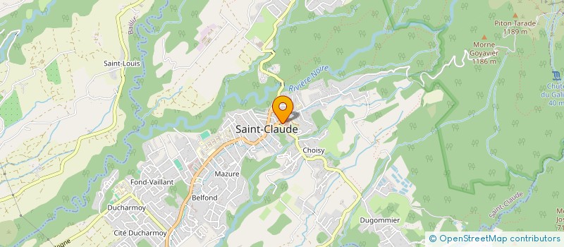 localisation de l'entreprise MONSIEUR ERIC MUNOZ à SAINT-CLAUDE