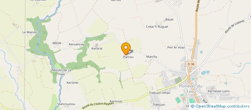 localisation de l'entreprise MONSIEUR ERIC MURPHY à PLONEVEZ-DU-FAOU