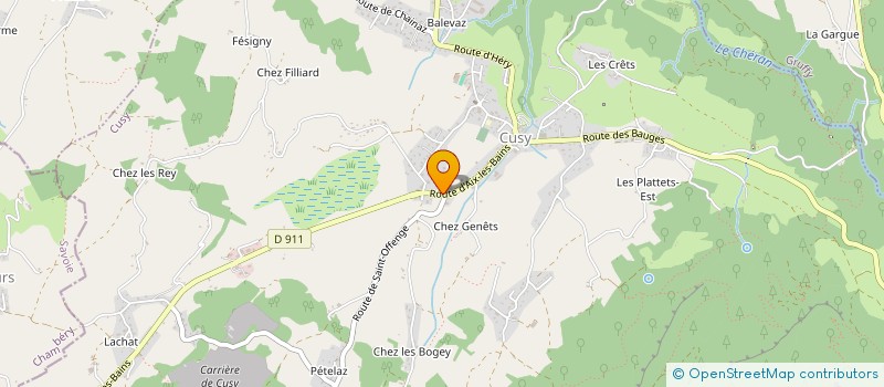 localisation de l'entreprise MONSIEUR ERIC MUSINA  CUSY