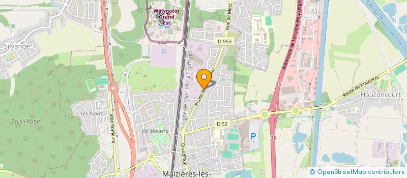 localisation de l'entreprise MONSIEUR ERIC MUSSLER  MAIZIERES-LES-METZ