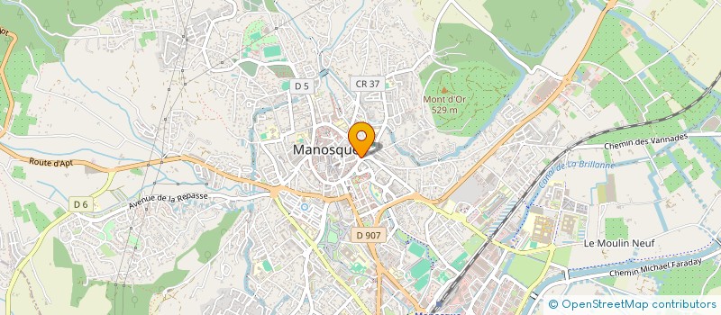 localisation de l'entreprise MONSIEUR ERIC NAKACHE  MANOSQUE