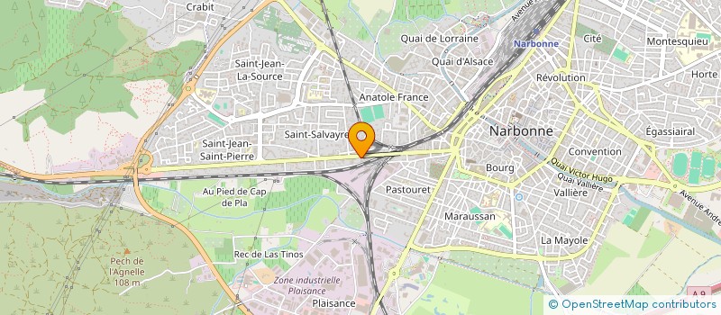 localisation de l'entreprise MONSIEUR ERIC NALAIS  NARBONNE