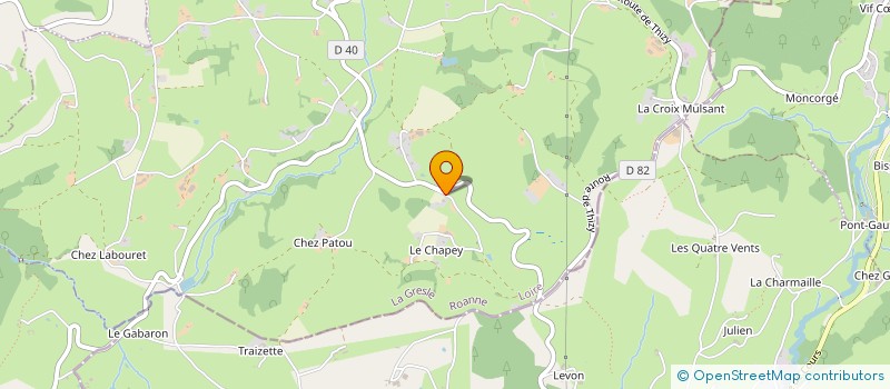 localisation de l'entreprise MONSIEUR ERIC NARBOUX  LA GRESLE