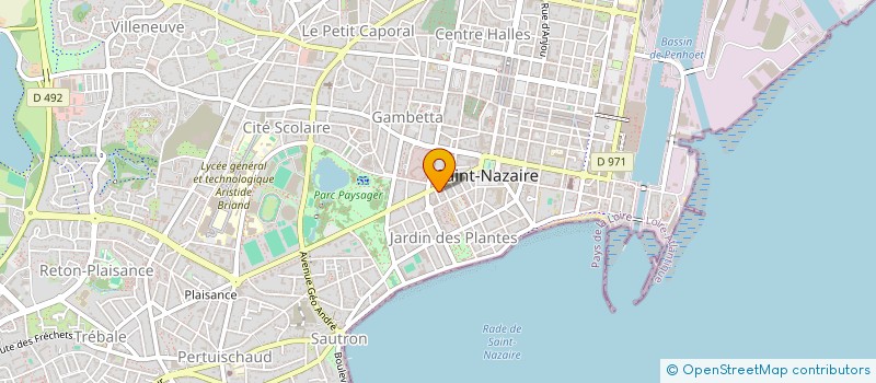 localisation de l'entreprise MONSIEUR ERIC NATU à SAINT-NAZAIRE