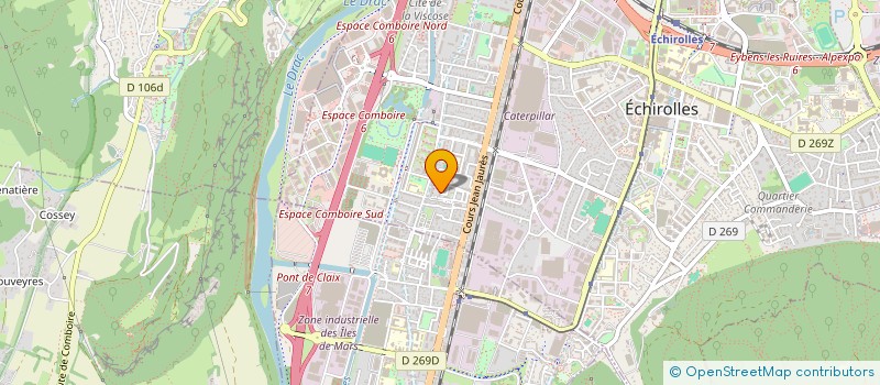 localisation de l'entreprise MONSIEUR ERIC NAVARETTE  ECHIROLLES