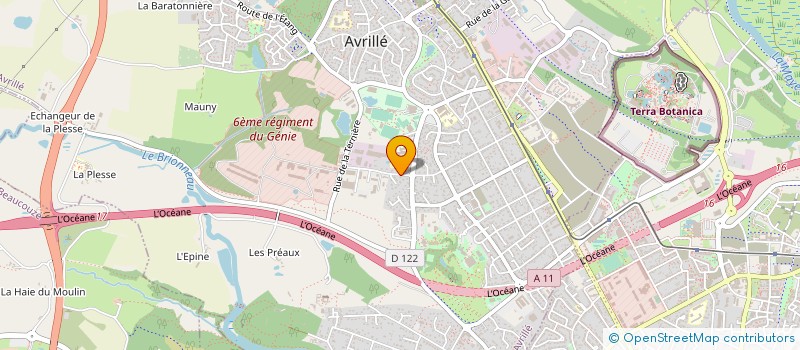 localisation de l'entreprise MONSIEUR ERIC NAVET à AVRILLE