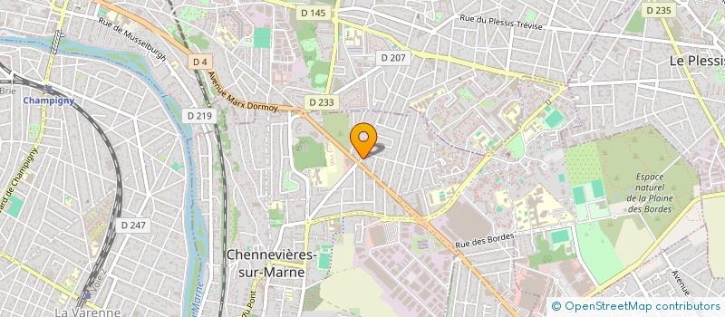 localisation de l'entreprise MONSIEUR ERIC NAZZARI à CHENNEVIERES-SUR-MARNE