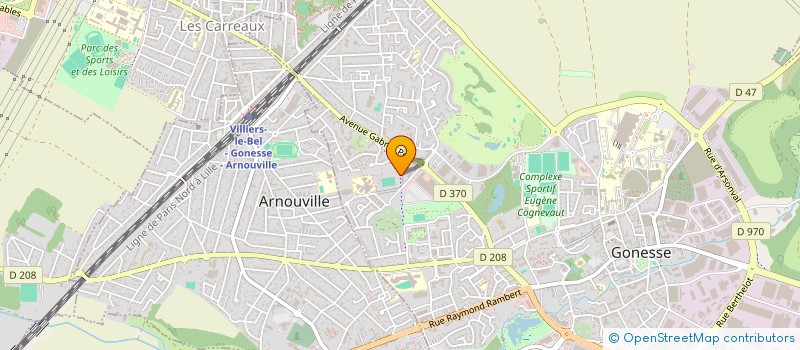 localisation de l'entreprise MONSIEUR ERIC NDJOMO  GONESSE